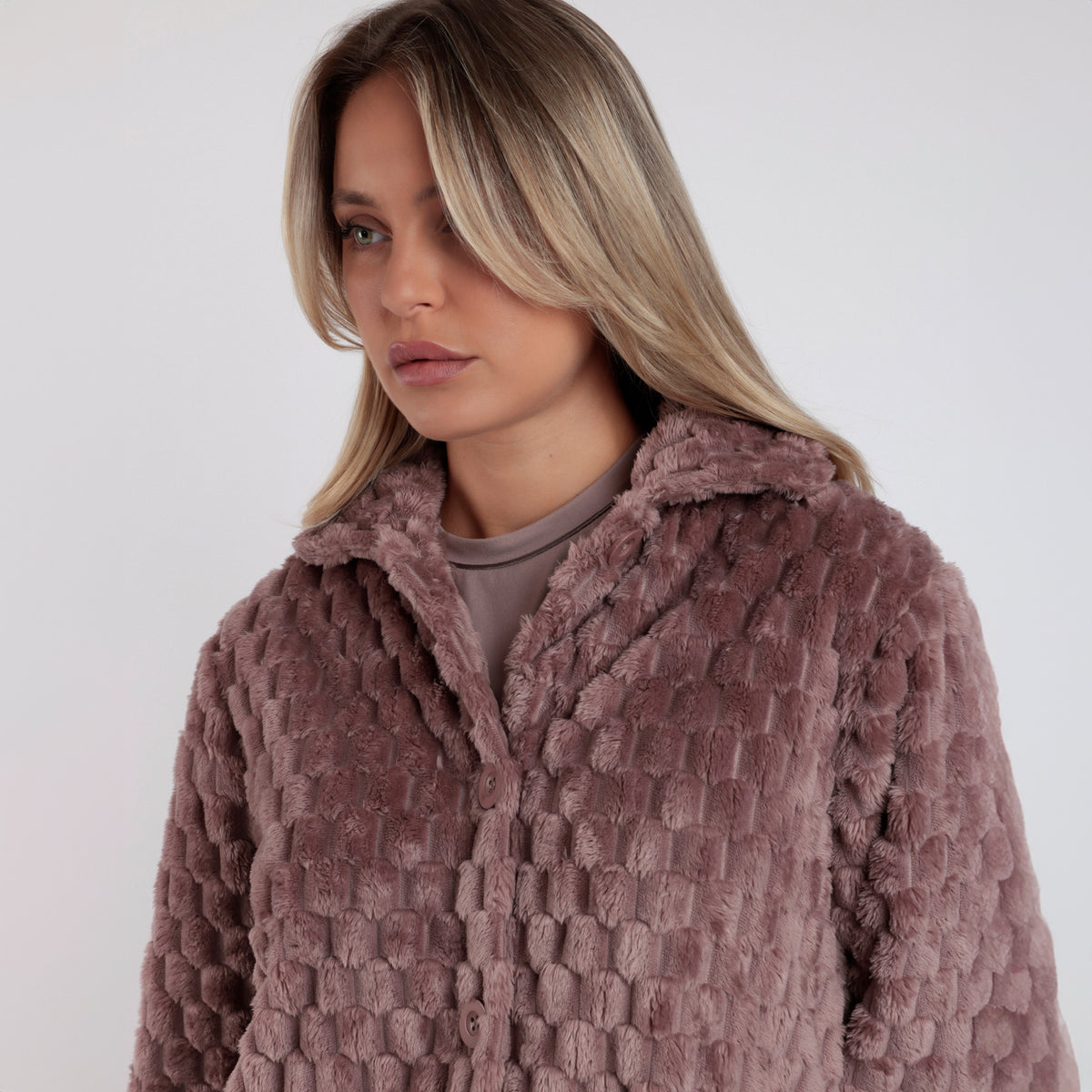 Giacca da camera donna caldissima pile coral Admas 67155