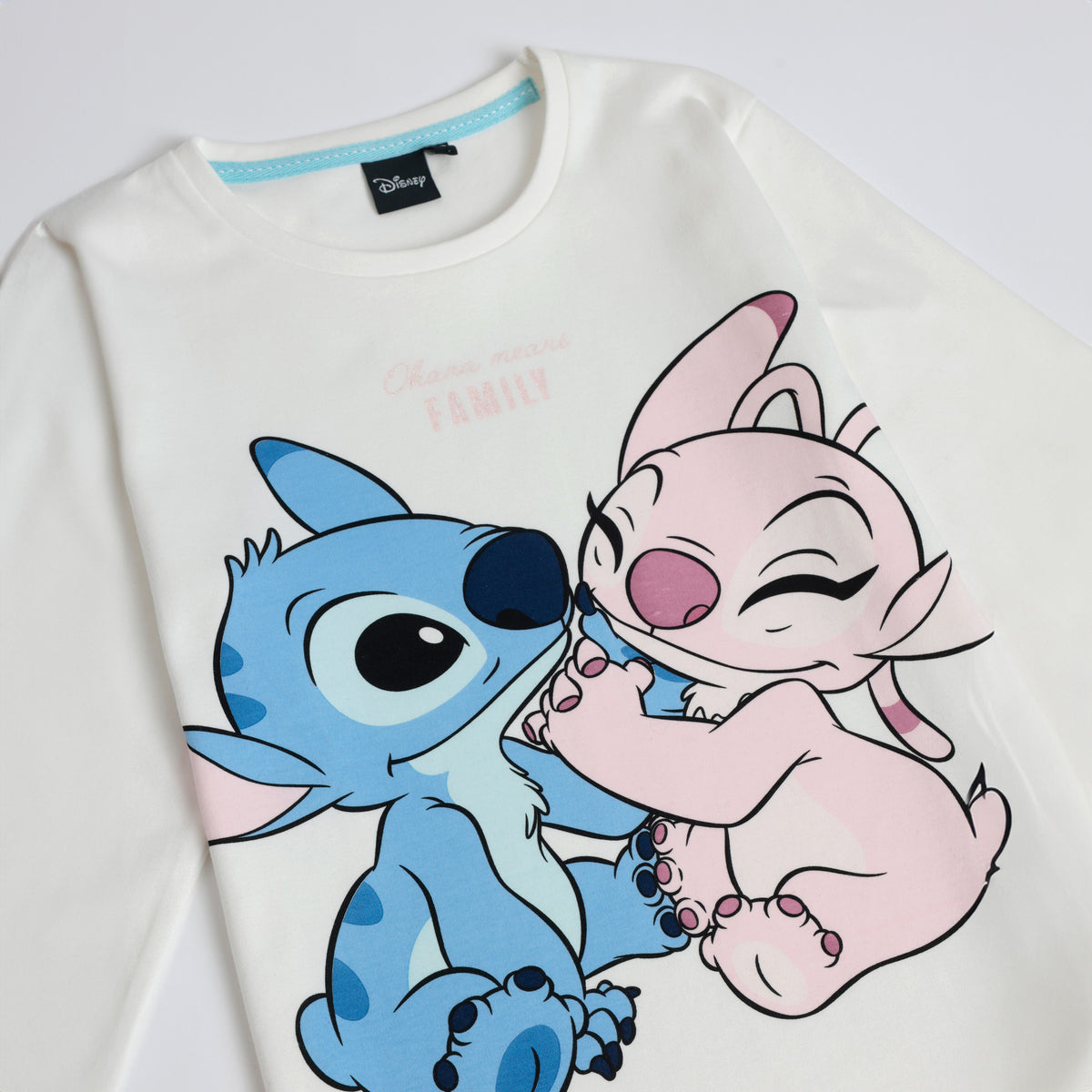 Pigiama Bambina "Stitch & Angel" in Caldo Cotone Disney 62249 