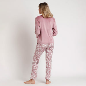 Pigiama donna in ciniglia vellutata caldissima Admas 62654