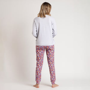 Pigiama donna caldo cotone fiori bambolina Santoro 62388