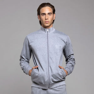 Felpa uomo full zip cotone leggero Biancaluna 26U19001