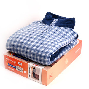 Pigiama Donna scollo a serafino in caldo coral Biancaluna 24D93015