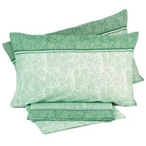 Completo lenzuola e federa in cotone Biancaluna Marena Gres Made in Italy