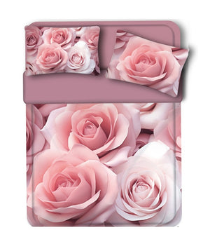 Completo letto 100% cotone Biancaluna Ofelia 