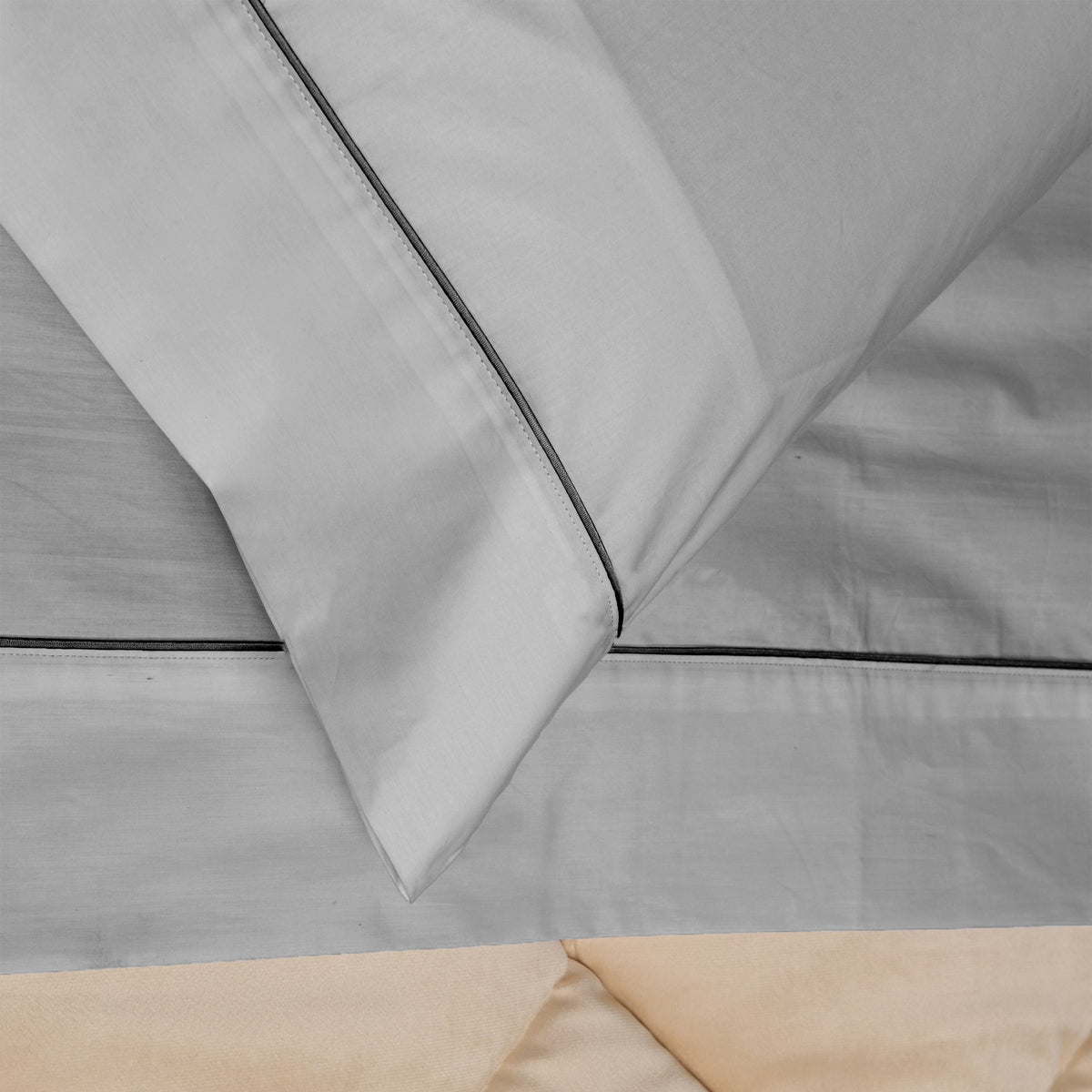 Completo letto in percalle di cotone Biancaluna Percalli