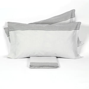 Completo Letto cotone Made in Italy Biancaluna Dern