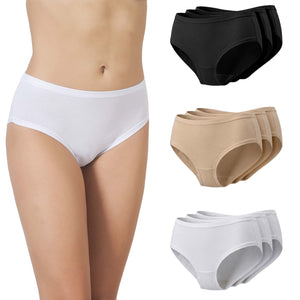 Slip donna midi cotone bielastico Bluintimo 1805- 3 pezzi