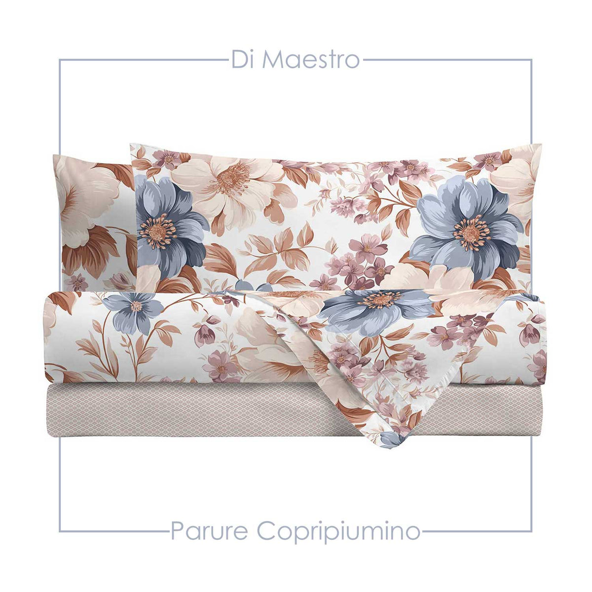 Parure copripiumino floreale Di Maestro Sonya