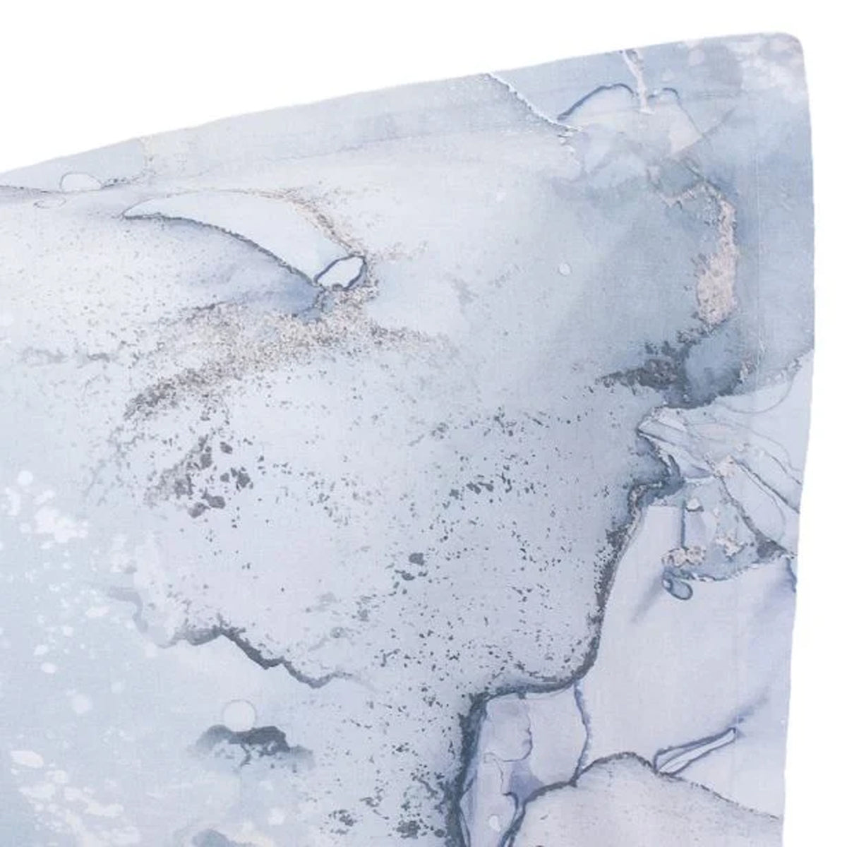 Completo letto in percalle di cotone marmorizzato Enrico Coveri marble