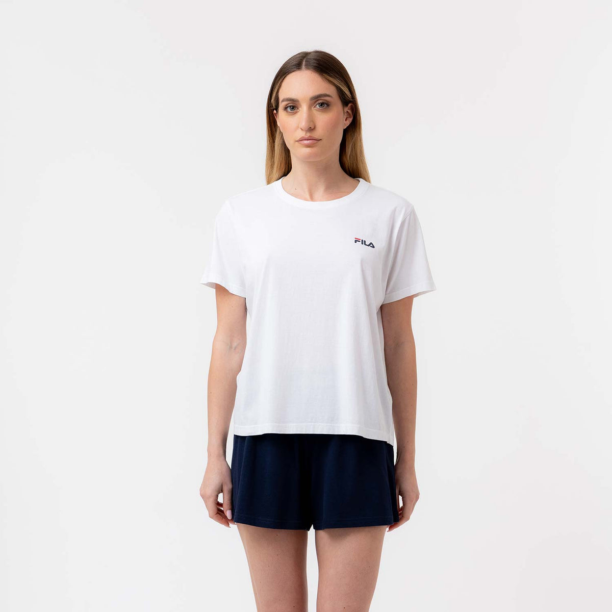 Pigiama donna corto in cotone Fila FPS4180
