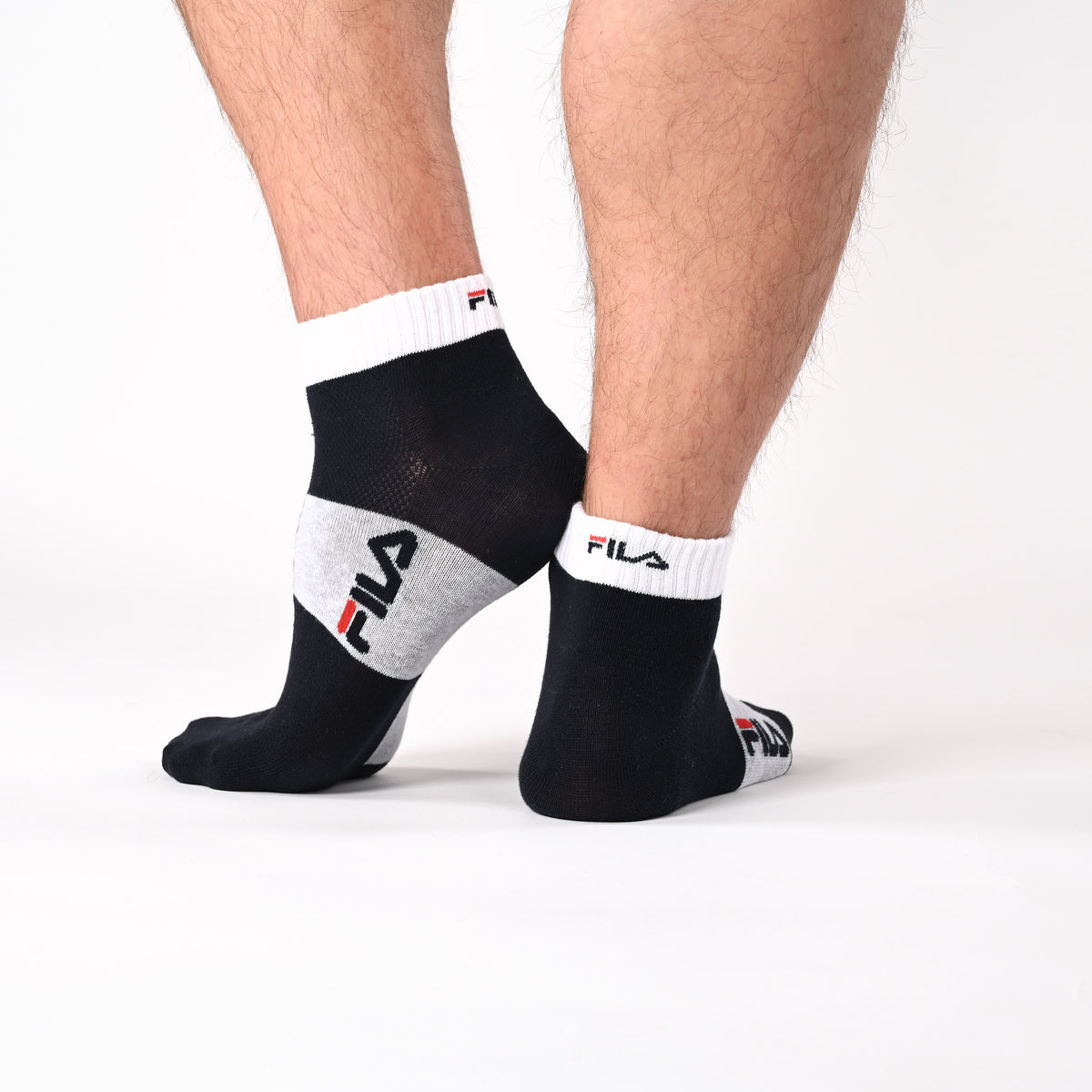 Calze corte uomo cotone elasticizzato Fila F3275 3 paia