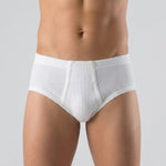 Slip uomo mutande Henri 117 cotone con apertura 6 pezzi