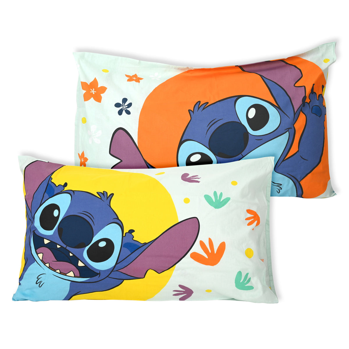 Federe Disney Stitch 100% cotone 2 pezzi