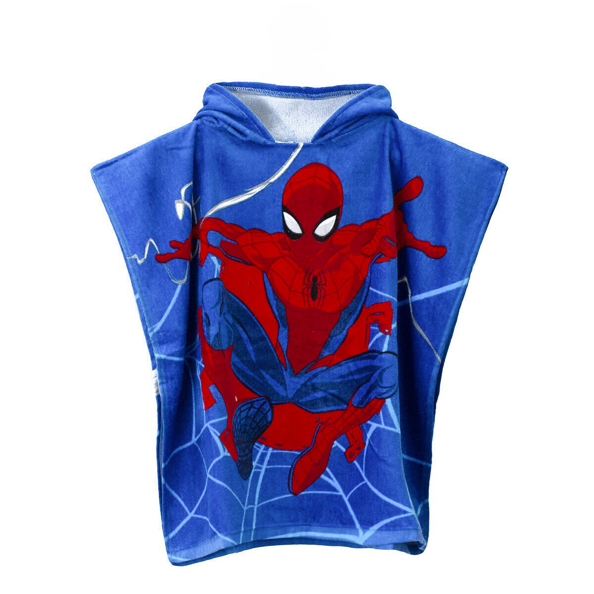 Poncho asciugamano con cappuccio Spiderman Disney Marvel