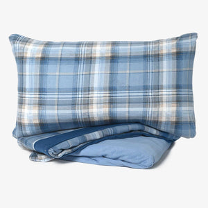 Completo letto in pile tartan Irge ICL scozia