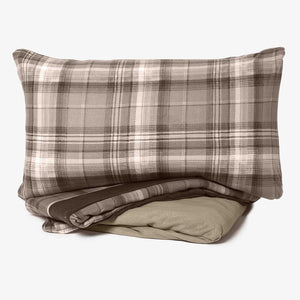 Completo letto in pile tartan Irge ICL scozia