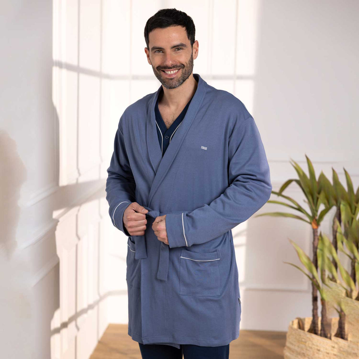 Vestaglia uomo caldo cotone Irge IRI2388