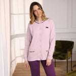 Pigiama donna maglia aperta caldo cotone Irge IRI2440/CDI232