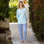 Pigiama donna conformato apertura con bottoni IRL2538/CDL248