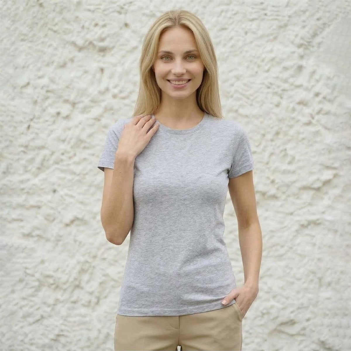 Maglia donna Jadea 4180 manica corta cotone modal girocollo
