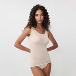 Canotta donna modal e cashmere spalla larga Jadea 4709