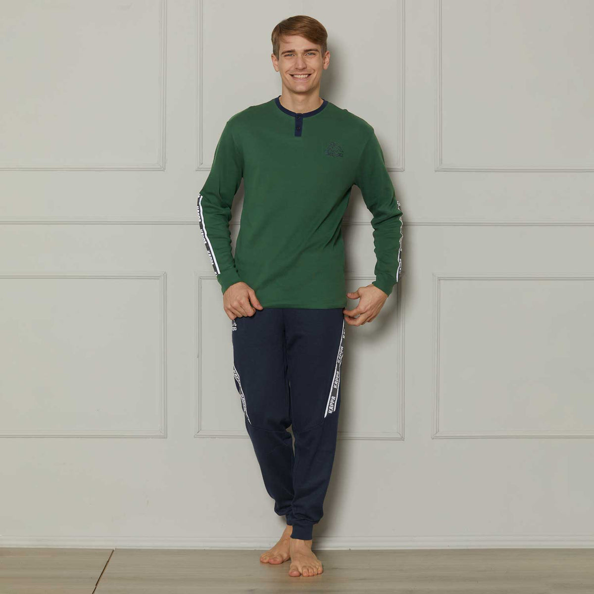 Pigiama uomo caldo cotone Kappa KMW25019