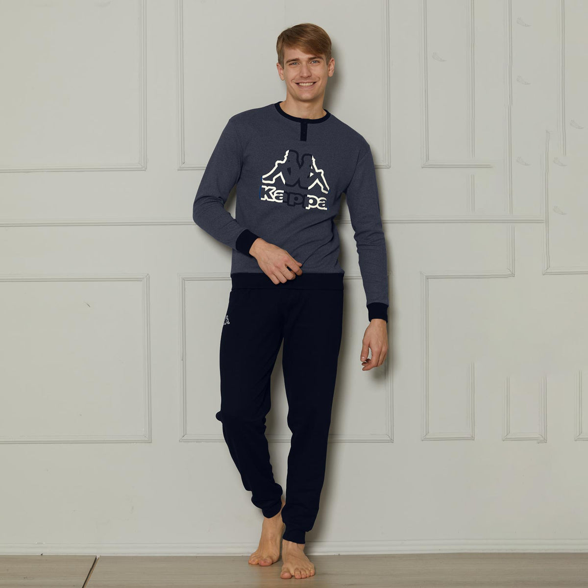 Pigiama uomo cotone interlock Kappa KMW25007