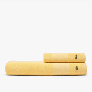 Set asciugamani Lacoste Lecroco 100% cotone viso+ospite