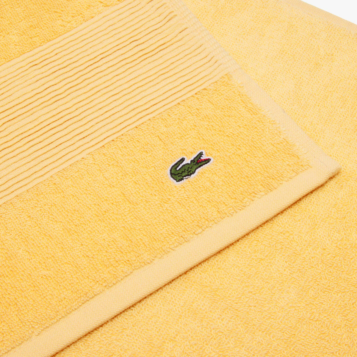 Set asciugamani Lacoste Lecroco 100% cotone viso+ospite