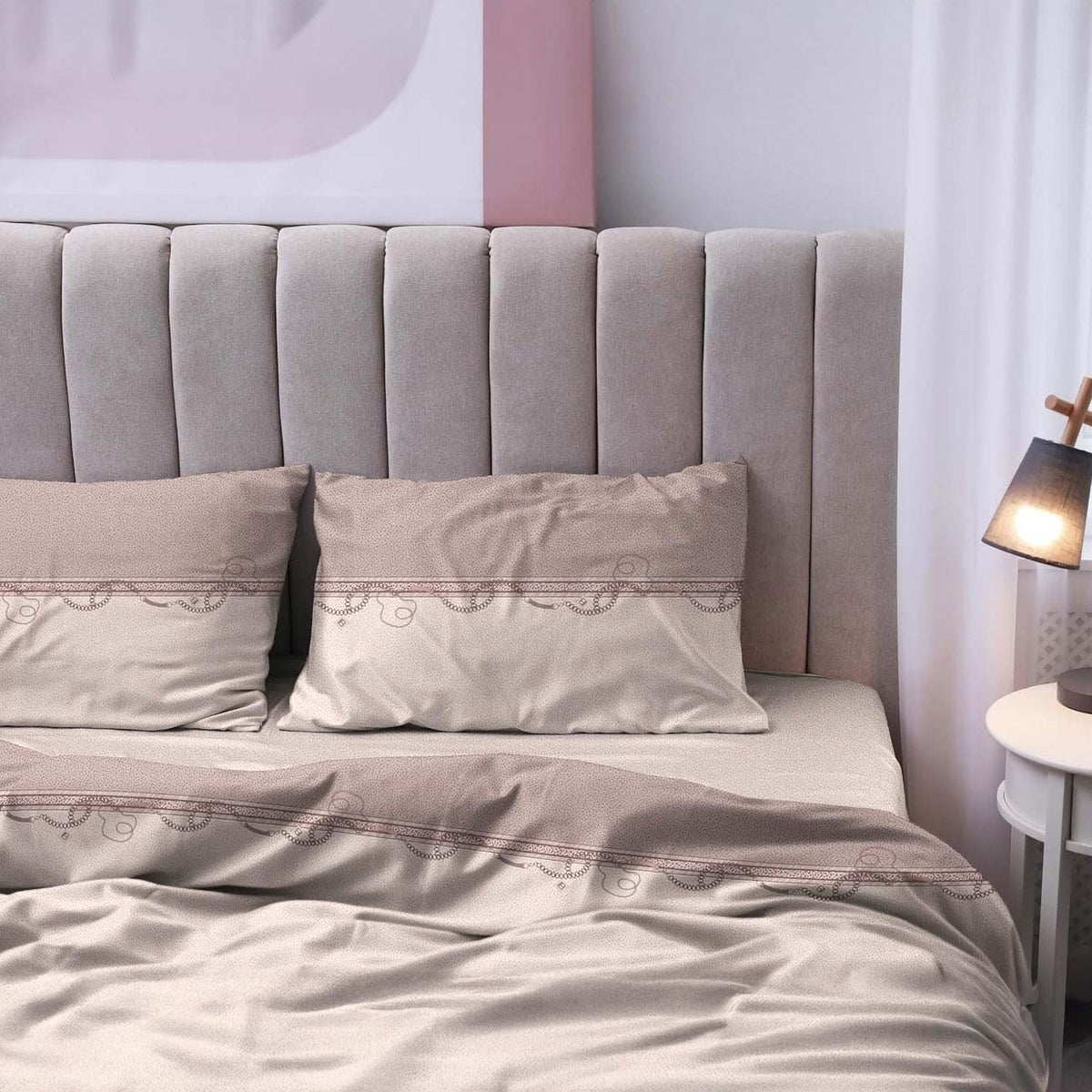 Completo letto maxi a fantasia cotone Laura Biagiotti Clio