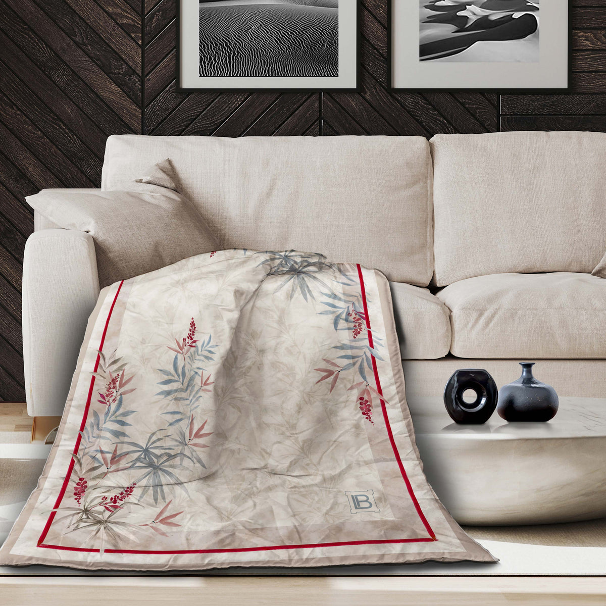 Coperta soffice in sherpa Laura Biagiotti Fiore 210x250cm