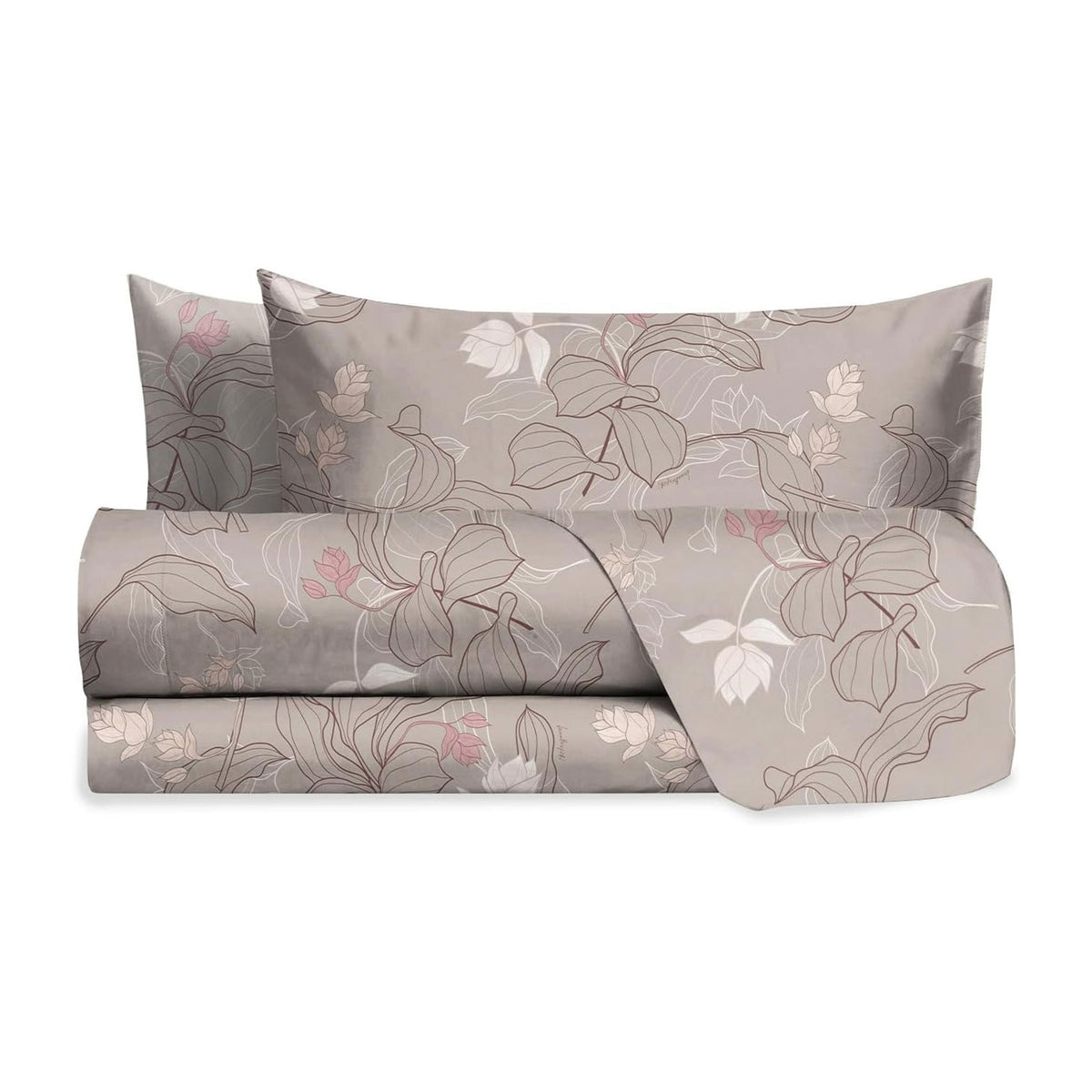 Completo letto maxi floreale 100% cotone Laura Biagiotti Gea