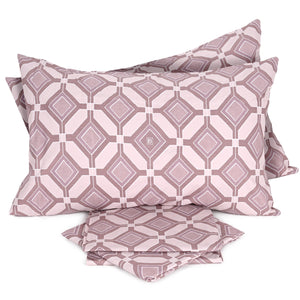 Completo Letto Matrimoniale fantasia geometrica 100% cotone Alcamar Laura Biagiotti