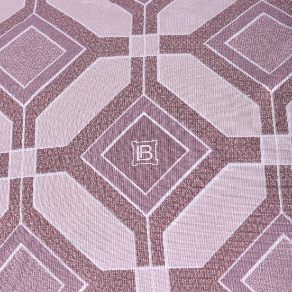 Completo Letto Matrimoniale fantasia geometrica 100% cotone Alcamar Laura Biagiotti