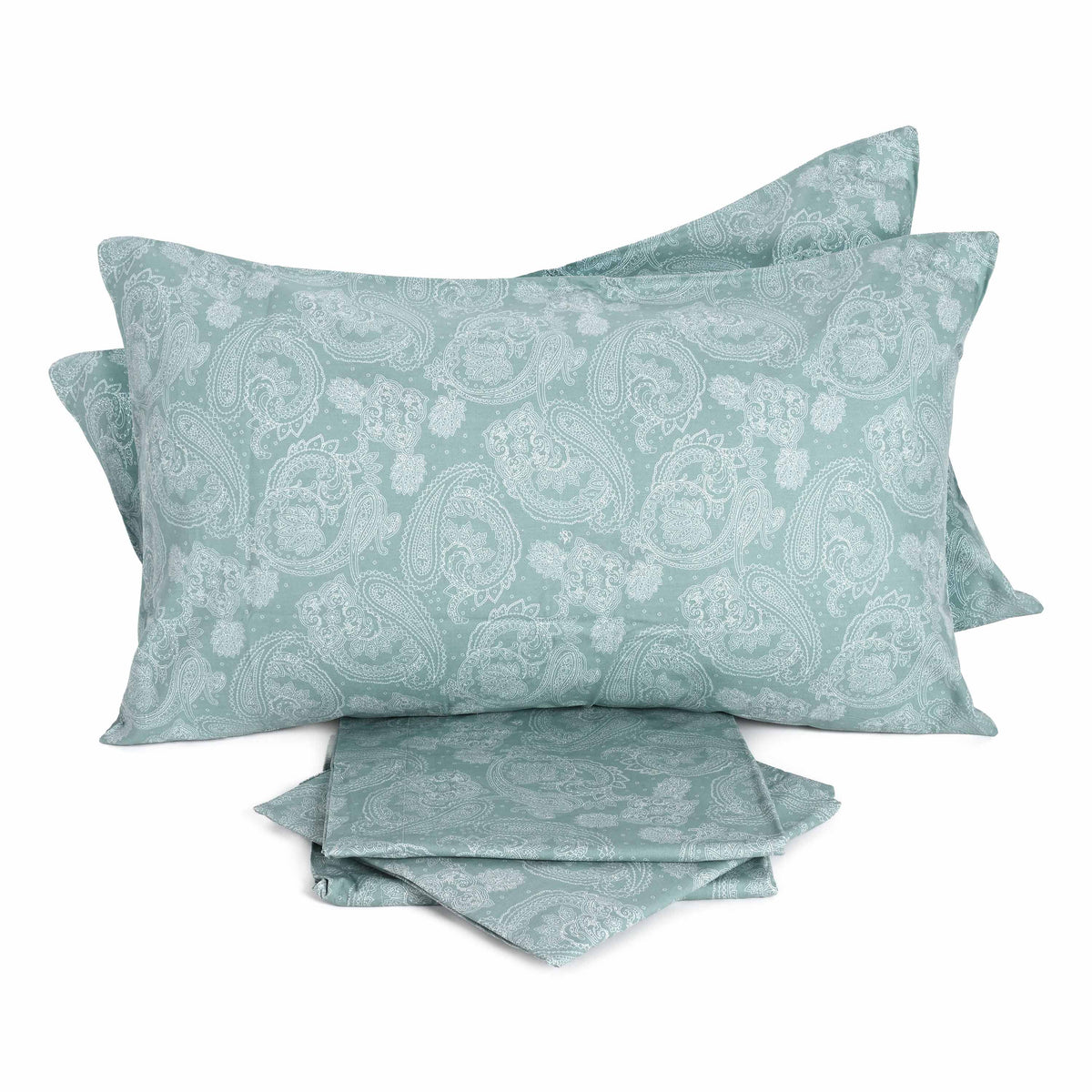 Completo Letto Matrimoniale cotone fantasia paisley Cursa Laura Biagiotti
