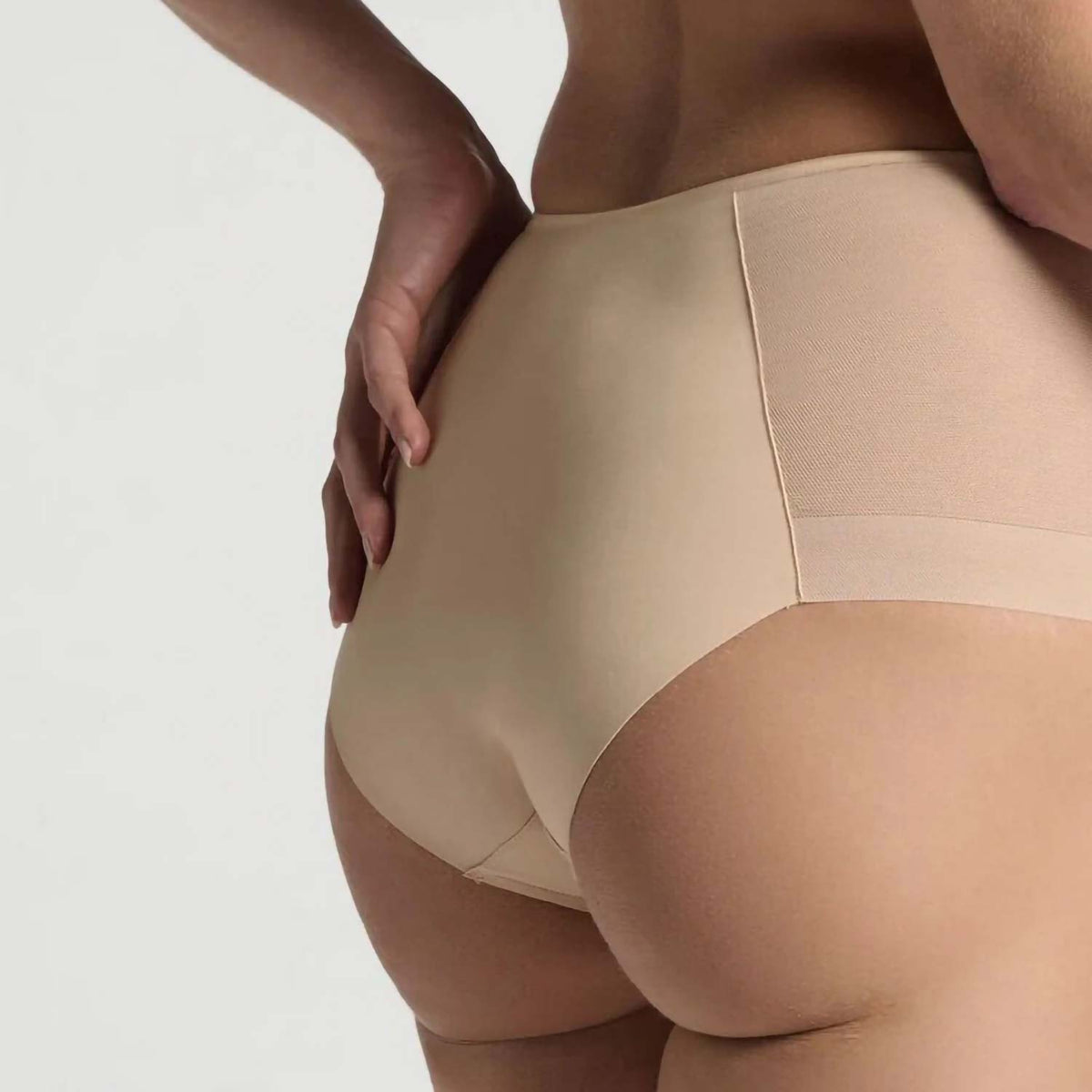 Slip vita alta donna taglio laser tulle e microfibra Lepel 306