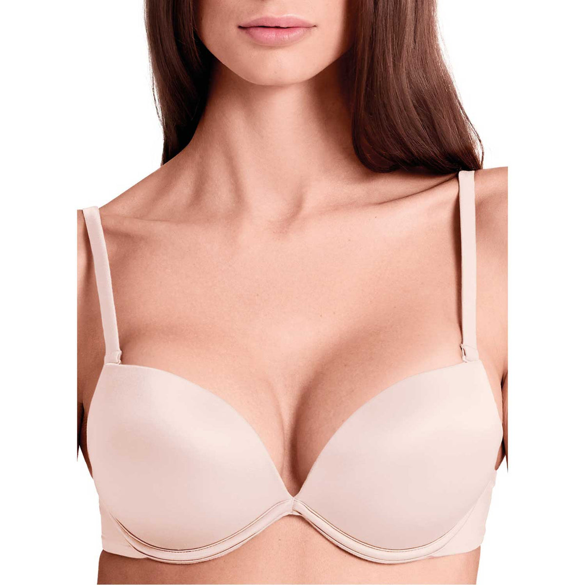Reggiseno super push up Lormar double liscio imbottito