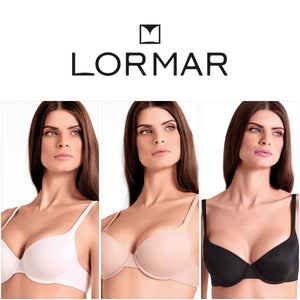 Reggiseno balconcino Lormar Mousse coppa C con ferretto