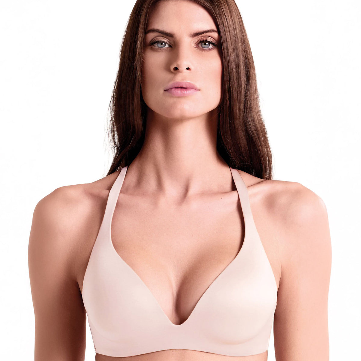Reggiseno Triangolo senza ferretto in microfibra effetto seta Lormar Shine 01430 