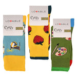 Calze corte in caldo cotone Lovable L06JF Variante A 3 paia