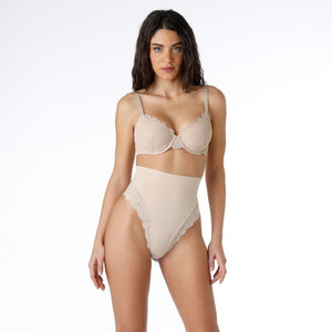 Slip contenitivo vita alta con pizzo Lovable L0EAY