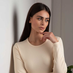 Maglia a costine girocollo morbidissima Lovable L0EEH 