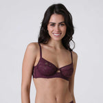 Reggiseno con ferretto in pizzo floreale Lovable L0EGN