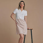 Camicia da notte scollo serafino cotone leggero Lunatica 61122