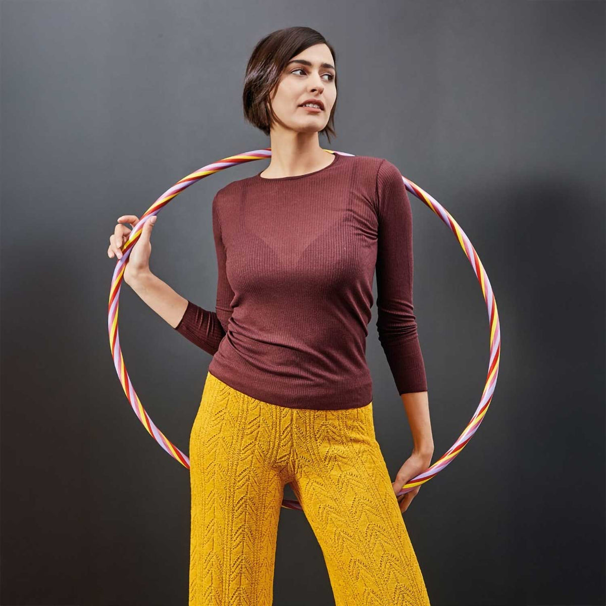 Maglia donna scollo rotondo in cashmere MySublyme 4312