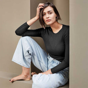 Maglia donna scollo rotondo in cashmere MySublyme 4312