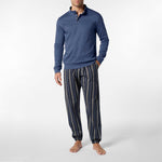 Pigiama uomo caldo cotone righine Perofil VPRT93204