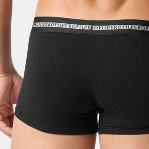 Boxer uomo corti cotone elasticizzato con logo Perofil 2 pezzi