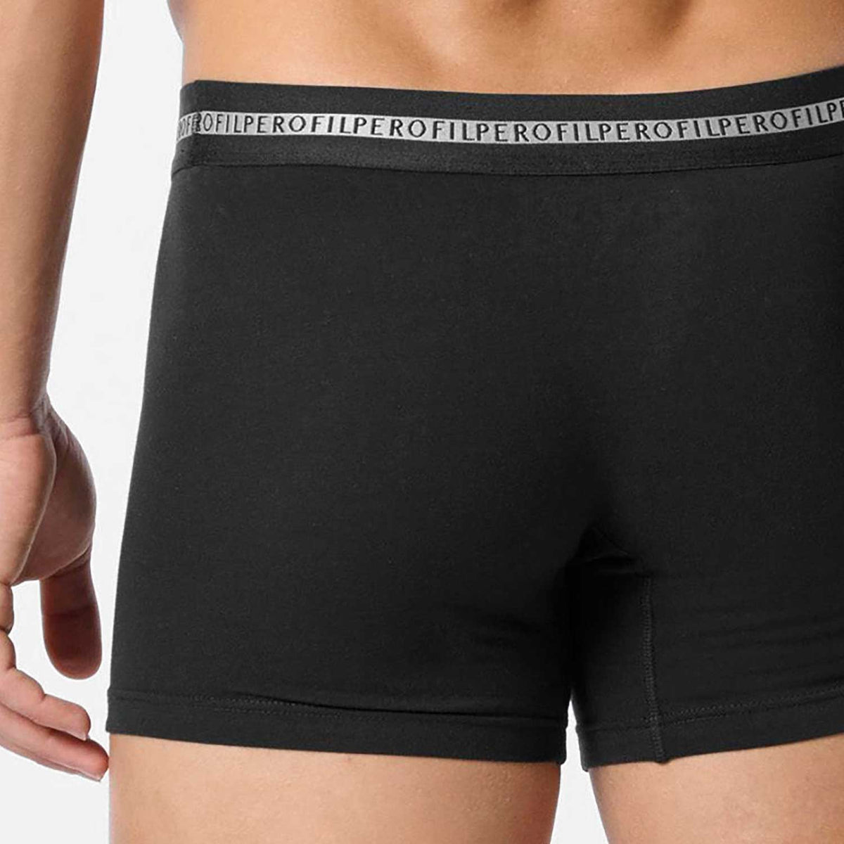 Boxer parigamba lungo cotone elasticizzato Perofil 2 pezzi