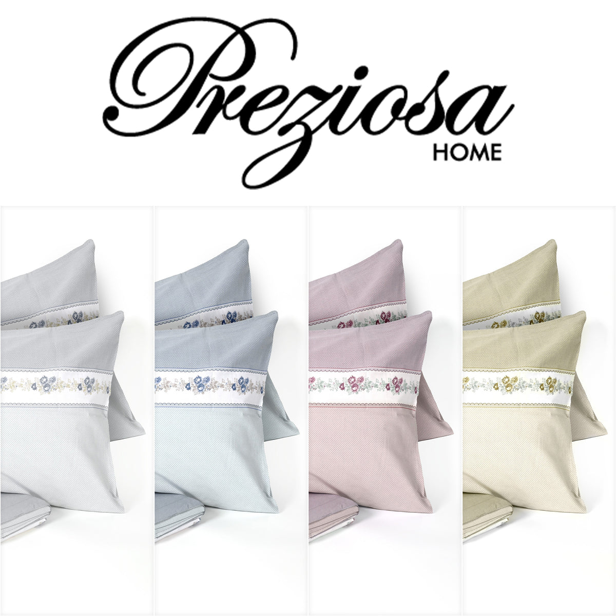 Lenzuola 100% cotone Preziosa Alba DIS.64